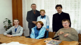 Zdjęcie z kolegami z klasy